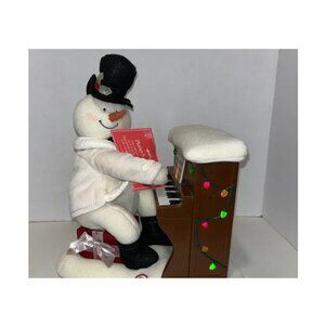 Hallmark Piano Player Snowman Jingle Pals Singing Light Movement Plush 2…